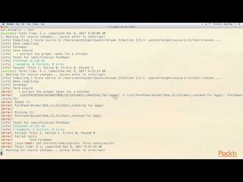Scala Intermediate Recipes specs2 Basics | packtpub com