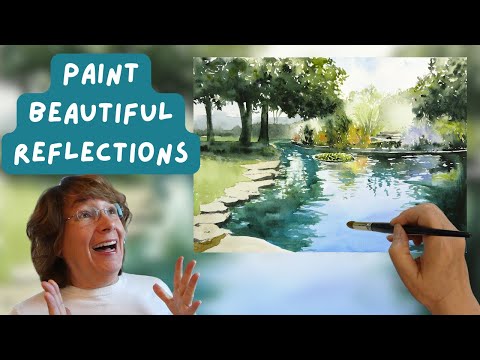 Give me 30 minutes and I'll show you how to paint reflections in water