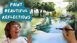 Give me 30 minutes and I'll show you how to paint reflections in water