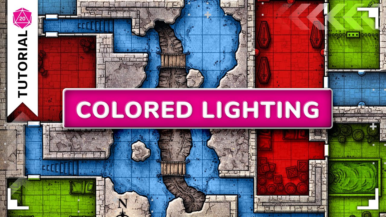 Colored Lighting with Dynamic Lighting | Roll20 Tutorial