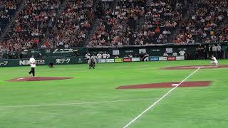 元サッカー日本代表　中澤佑二　始球式