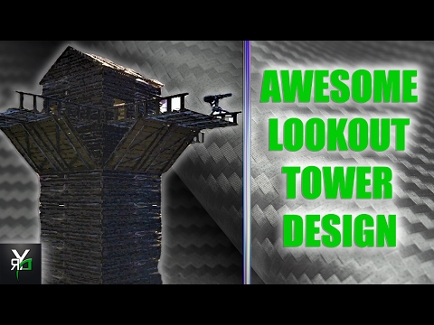 ARK: Awesome Lookout Tower Design! -RYANT1UM'S TOP TIPS