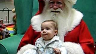 Logan on Santa's Lap