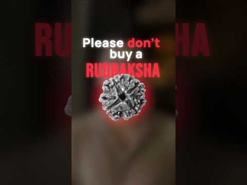 Warning! Don't buy a Rudraksha