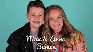 MAX &amp; ANNE - SAMEN (OFFICIAL LYRICS) | JUNIORSONGFESTIVAL.NL🇳🇱