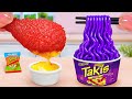 Best Korean Street Food Tiny Flamin Hot Cheetos Chicken And Takis Noodles Tina Mini Cooking