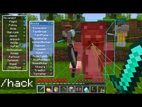 Minecraft Manhunt AMA HİLE ile TROLLEDİM !!