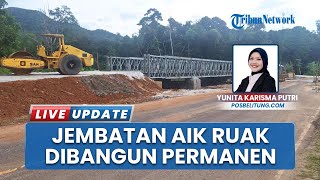 BPJN Bangka Belitung Siapkan Jembatan Permanen Aik Ruak, Proyek Dimulai Desember 2025