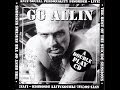 GG Allin - Suicide Sessions/Anti-Social Personality Disorder: Live