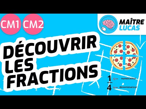 Découvrir les fractions CM1 - CM2 - Cycle 3 - Maths - Mathématiques