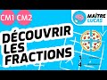 Découvrir les fractions CM1 - CM2 - Cycle 3 - Maths - Mathématiques