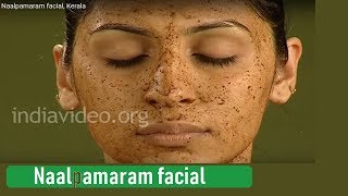 Facial using Naalpaamaram paste