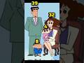 Shinchan Family Age Transformation Shinchan Shorts Shortsviral