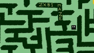 ZX81 - Maze - high score attempt?!