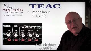 Video thumbnail for Review por Lawrence Mittler do Stereo Receiver TEAC AG-790 - camelot by Canal Camelot