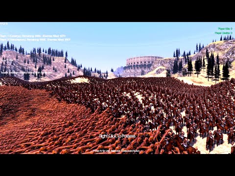 20K Cavalry Vs 20K Velociraptors Ultimate Epic Battle Simulator