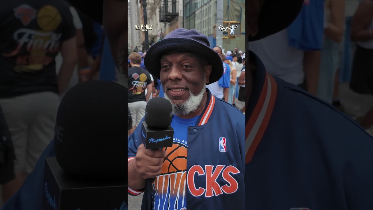 Wos popped out to the Knicks title parade 🏆
