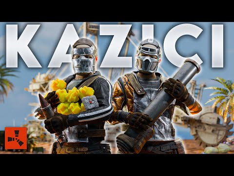 DEVASA KAZICININ YANINA KURULUP BÜTÜN DÜŞMANLARIMIZI RAİDLEDİK ! I Rust Türkçe