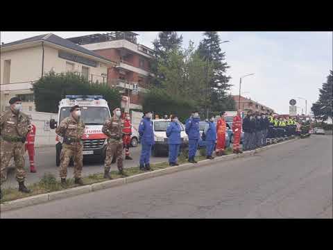 Asti, il tributo al personale dell’Ospedale Cardinal Massaia