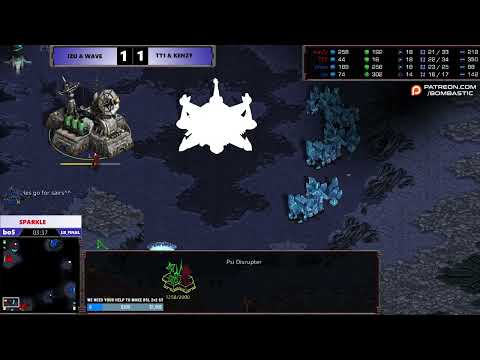 BSL 2v2 S2 - Izu & Wave vs TT1 & Kenzy - LB FINAL - p3  - StarCraft Rematered Teams Championship