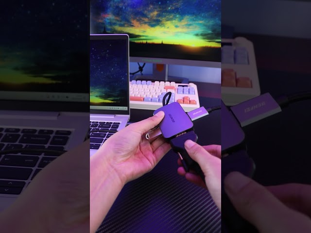 Vídeo relacionado con BENFEI Adaptador USB C a HDMI 4K, Thunderbolt 3 a HDMI Compatible con MacBook Pro 2022/2021/2020, Samsung Galaxy S20 / 10 y más [Carcasa de Aluminio y Cable de Nailon]