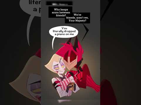 Alastor and Lucifer are friends?! Hazbin hotel comic dub