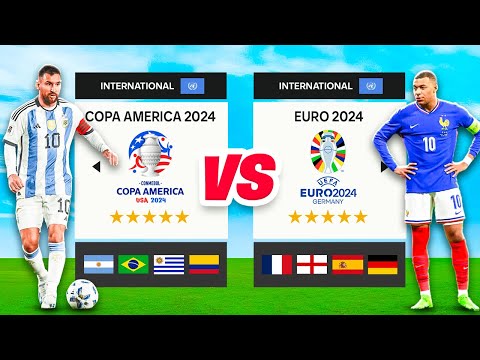 EURO 2024 VS COPA AMERICA 2024! 🏆