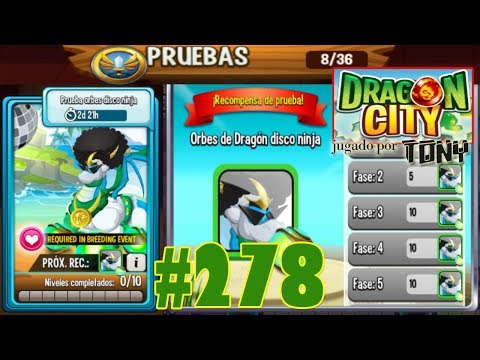 Dragon City "Capítulo 278 - Prueba de Orbes: Dragón Disco Ninja" por Tony