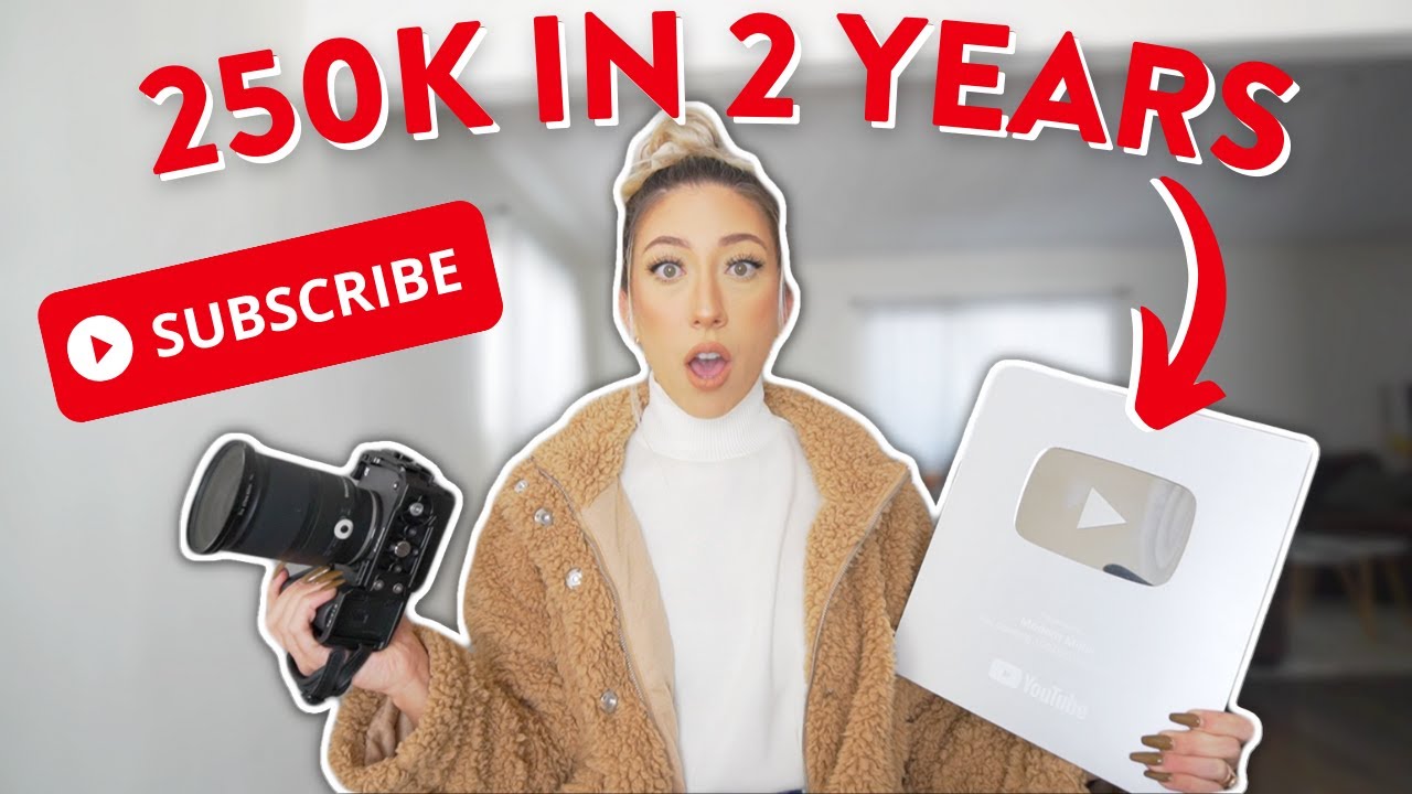 How I grew 250k subscribers on YouTube in 2 years (and how you can too)