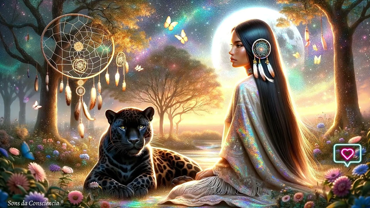 Música Xamânica | Conexão com a Avó Lua |Despertar a Intuição e a Sabedoiria Interior | 741Hz.