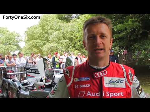 Allan McNish and the Audi R18 E-Tron Quattro | Festival of Speed 2013