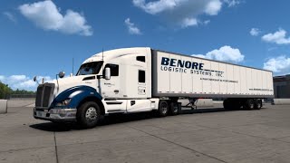 Kenworth T680 - Benore Logistics Combo - American Truck Simulator