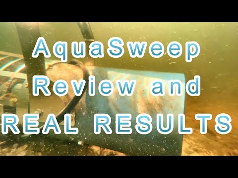 Scott Aerator AquaSweep Review and Results - Muck Remover - w Free Standing Post