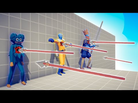 SPEAR THROWER PINNING EVERY ARMY TO THE WALL - TABS | Totally Accurate Battle Simulator 2022