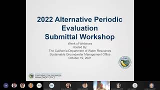 2022 Alternative Periodic Evaluation Submittal Workshop