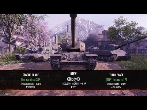 Reloading, Reloading, Reloading.... | T30 Gameplay, 6400 Damage, World of Tanks Console