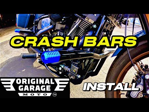 No More FEAR of Dropping My Harley - OG Moto Crash Bars & Sliders Install - Low Rider ST Softail M8