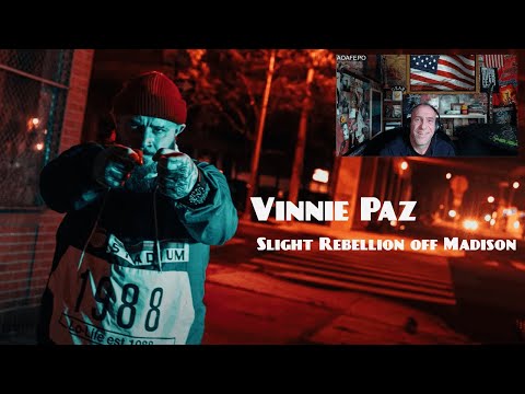 Vinnie Paz "Slight Rebellion off Madison" - Official video - Reaction with Rollen