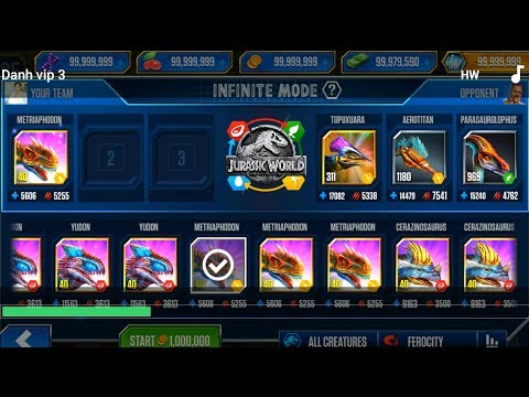 Player enters the battle stage vip and ends (Part 3) - Jurassic World The Game