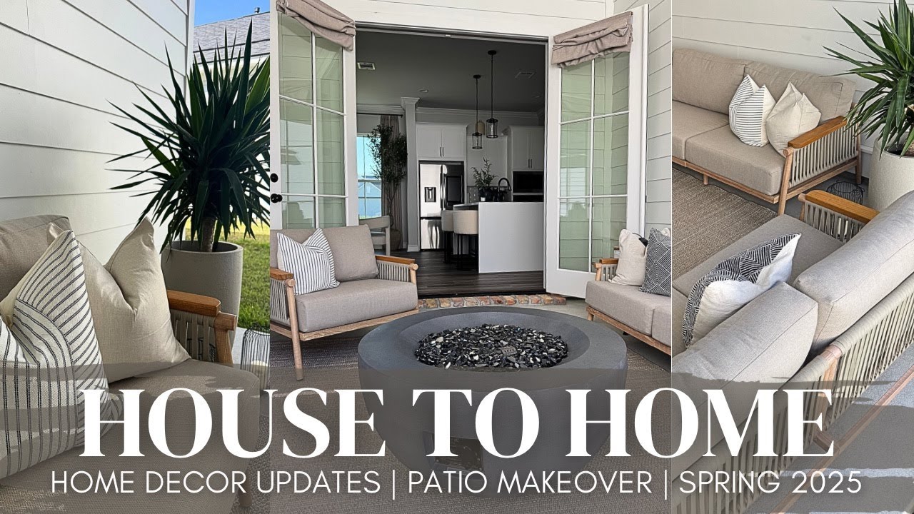 HOUSE TO HOME VLOG | home decor updates | patio makeover | new luggage | 2025