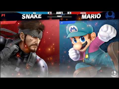 Ultimate ARFI: ifox (Snake) vs Masta (Mario) - Pools WR3
