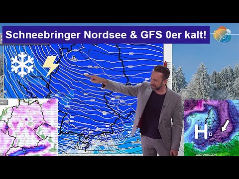 Extreme polar air: Snow bringing to the North Sea! GFS 0 forecast to hold onto cold! Weather repo...