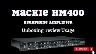 Video thumbnail for Mackie HM 400 4-Channel headphone amplifier Unboxing Review  Usage | Malayalam | by Audiophile
