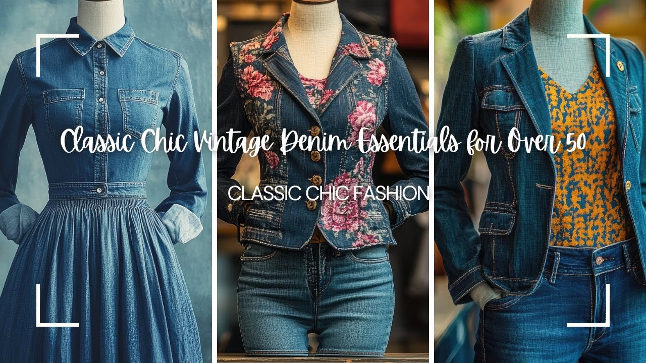 Classic Chic: Vintage Denim Essentials Fashion for Over 50