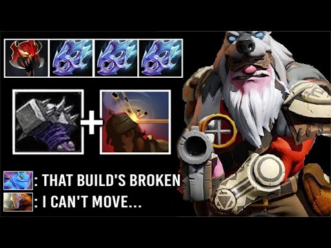 This is How You Build Machine Gun Sniper and Enemies Can't Move in Dota 2