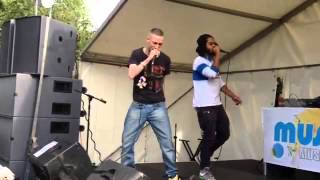 Skinnyman live  @ Music Day UK, Springfield Park 21.06.2015