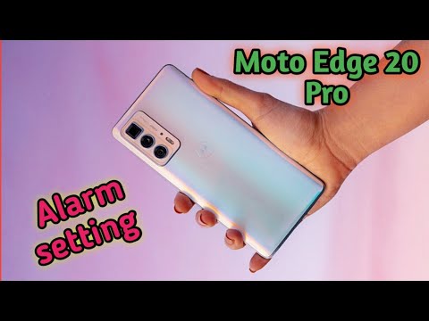 How To Set Alarm In Moto Edge 20 Pro, Alarm Setting In Moto Edge 20 Pro, Moto Edge 20 Pro Mein