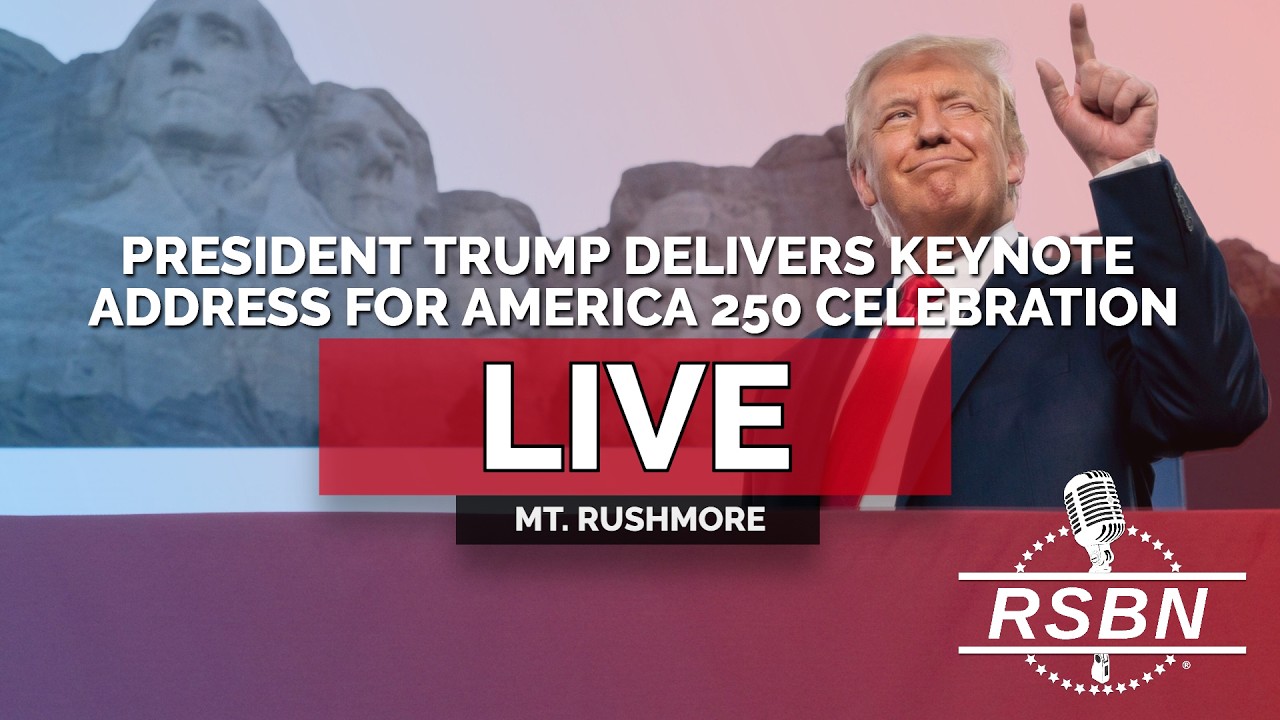 LIVE: President Trump Keynotes Mount Rushmore America 250 Fireworks Celebration - 07/03/26