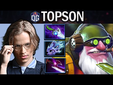 OG.TOPSON SNIPER WITH 17 KILLS & DIFFUSAL - DOTA 2 7.31 GAMEPLAY