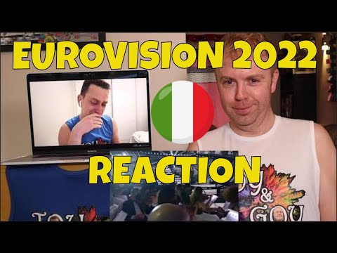 ITALY EUROVISION 2022 REACTION - MAHMOOD - BRIVIDI - Blanco